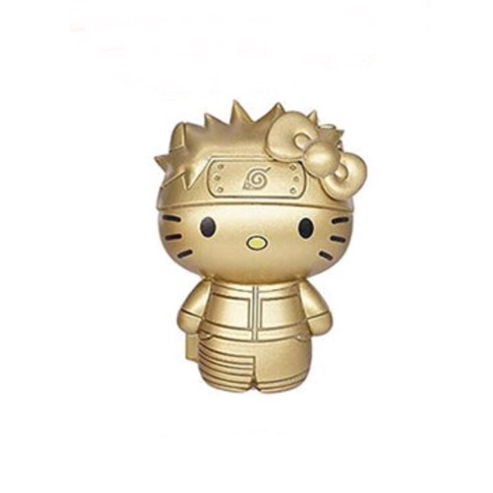 Naruto Figural Bag Clip EXCLUSIVE Gold Hello Kitty